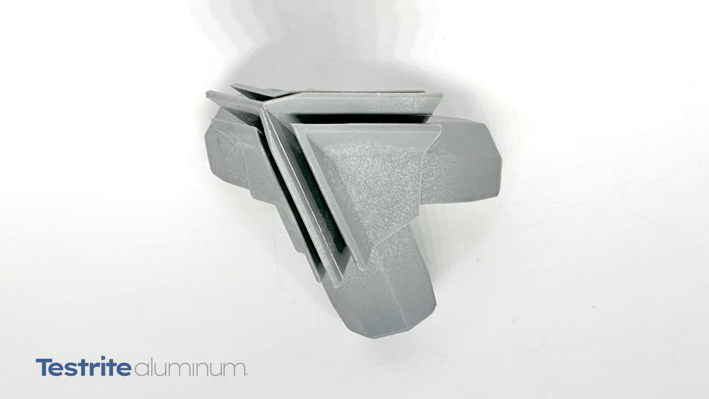 Bottom view of SEG 3D Corner triangular structure