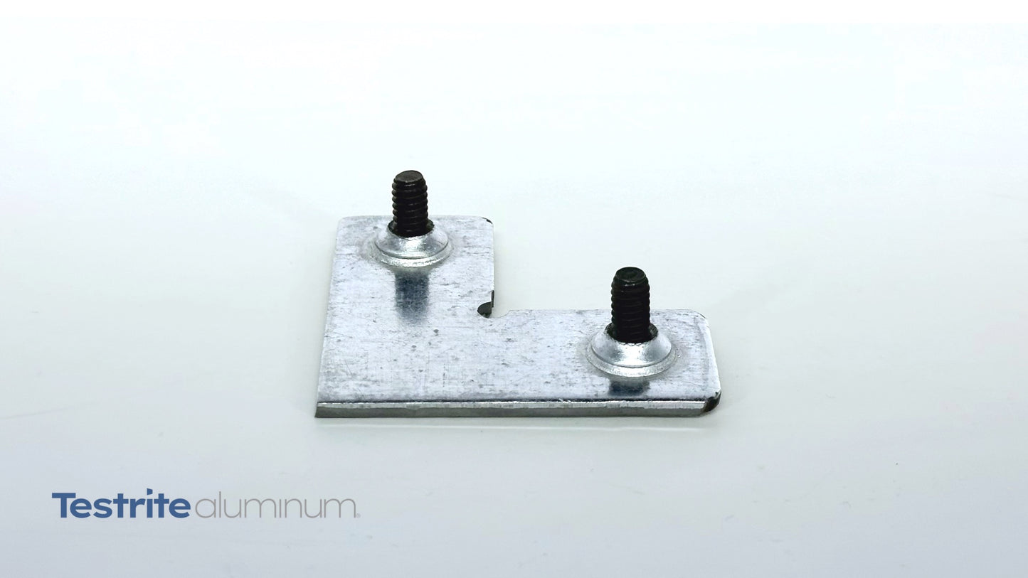 CHAR90LCS Bottom view shown with counterform and screws installed