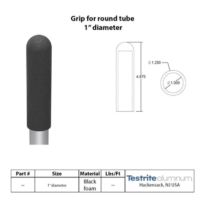 Foam Grip For Round Tubing