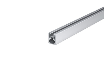 Monster Jumbo Slide In Graphic Frame Aluminum Extrusion shown in silver anodized. Drop-in frame extrusion available in long lengths or cut to size