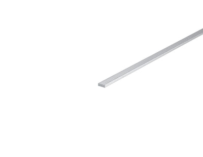 1/2" x 3/16" Aluminum Bar Solid Fluted 0.5" x 0.1875"