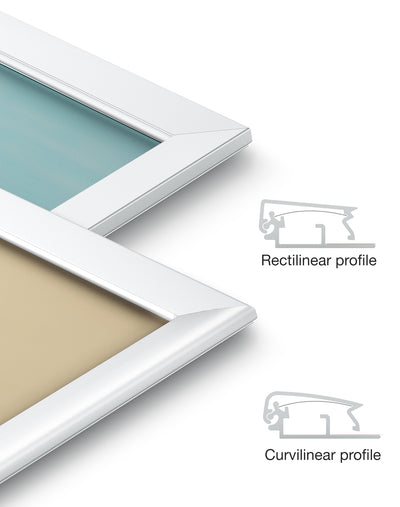 The EasyOpen bottom extrusion can be used with either the EasyOpen Curvilinear top or EasyOpen Rectilinear top
