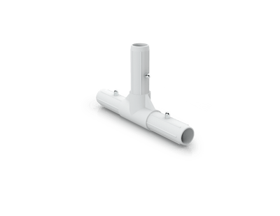 3 Way Plastic T Corner for 1-1/4" tubing 1.25" tubing with spring buttons, 32MM tubing