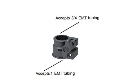 B Lock for 1/2" to 3/4" EMT Telescopic tubing lock adjustable clamp