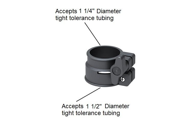 Uxcell Double Split Clamp-On Shaft Collar 1/4" Bore Two-Piece Clamping Collar, 11/16" OD, 5/16 Uxcell Double Split Clamp-On Shaft Collar 1/4" Bore Two-Piece Clamping Collar, 11/16" OD, 5/16