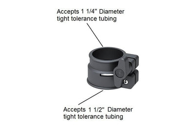 B Lock Telescopic Tubing Clamp for 1-1/4" to 1-1/2" OD tubing, 1.25" to 1.5"