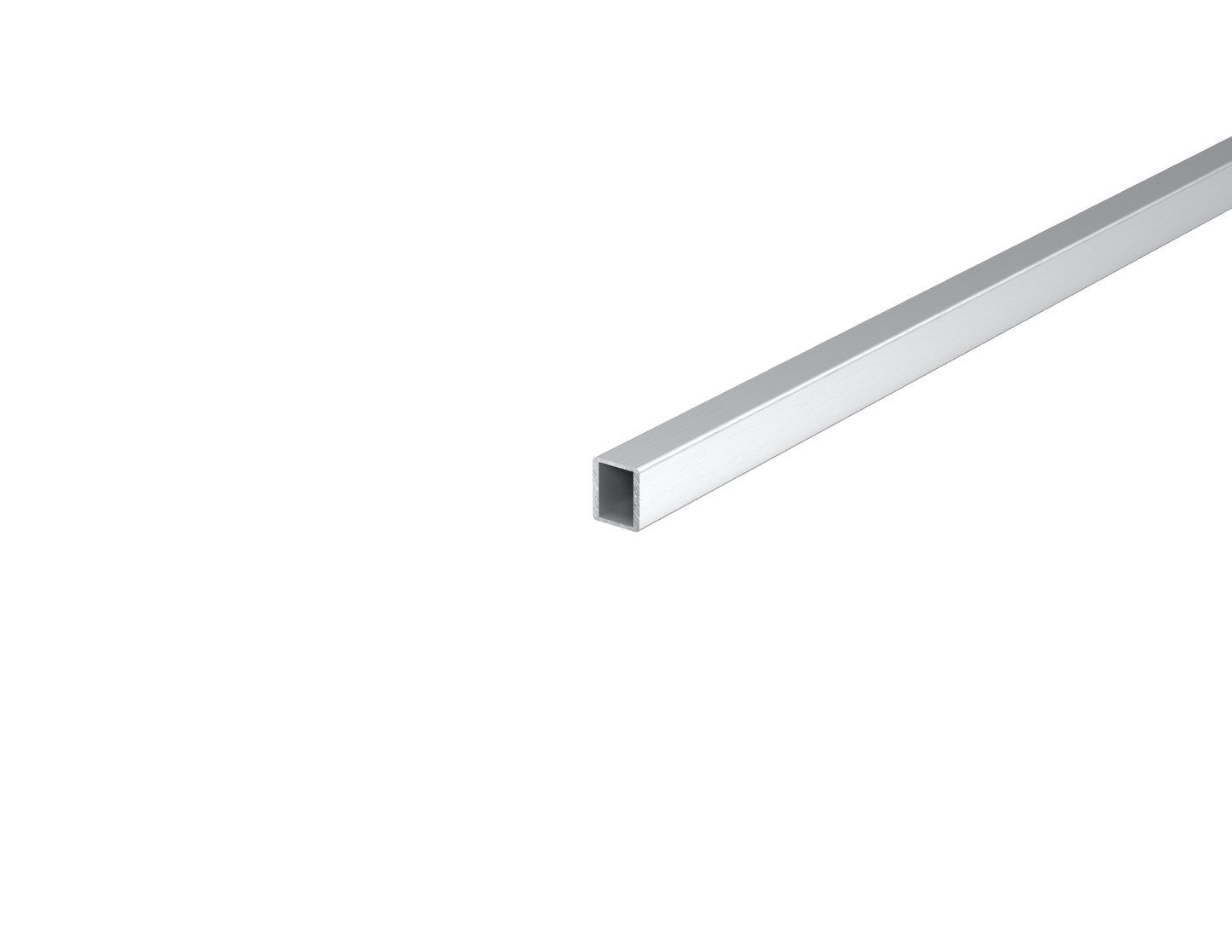 1/2" x 5/8" Rectangular aluminum extrusion heavier wall on 5/8" side