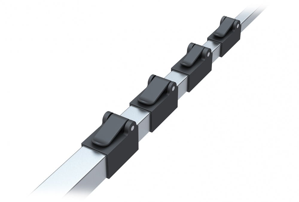 Square Tubing Telescopic Snap Lock 7/8" OD to 1" OD