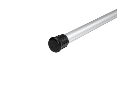 Rubber crutch tip for round tubing