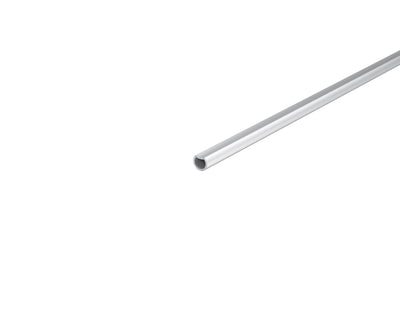 1/2" OD U Indent non-rotational (NR) aluminum round tubing indexed keyed .5" OD diameter