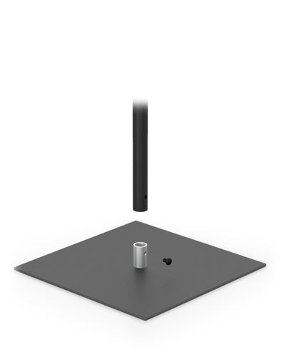 16" Square Steel Base 8 lbs, 1/8" Thick