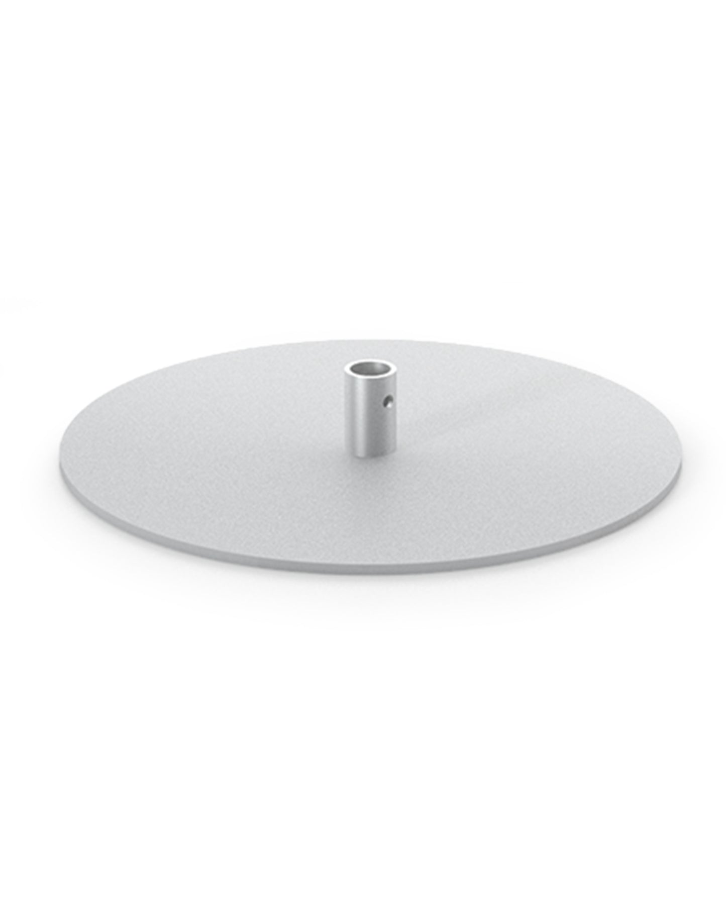 15" Round Steel Base 9 lbs, 3/16" Thick, Flat