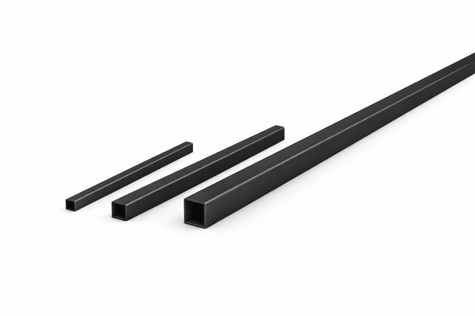 Black Steel Tubing - Powder Coated