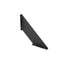 Steel Reinforcement Bracket with returns, adds tremendous strength, steel reinforcement bracket ideal for 1" Square tubing system or use with other displays, Black