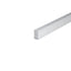 Approximately 5/8" x 1-3/16" Aluminum Bar Solid Fluted 0.625" x 1.1875" Aluminum Rectangle Solid