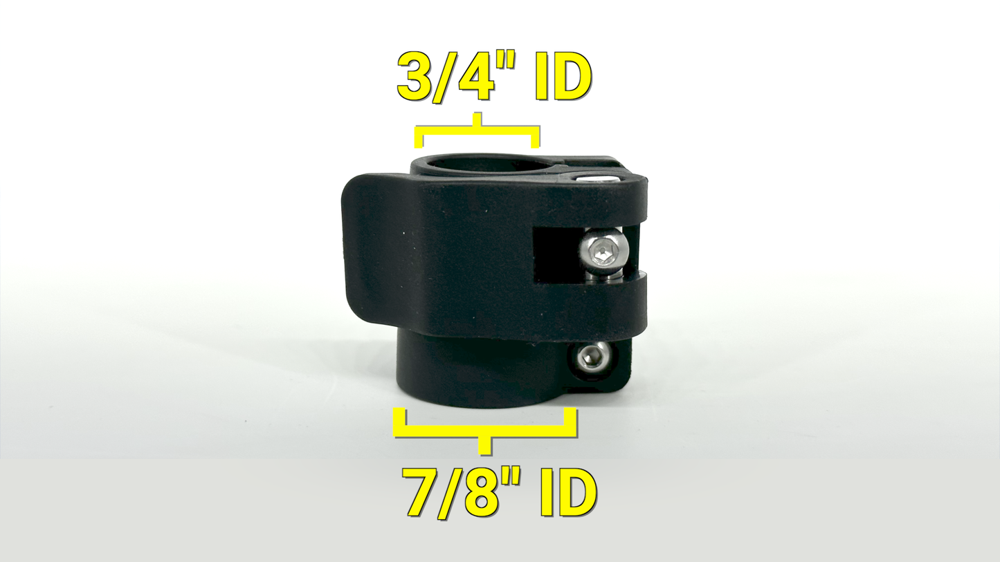 Photo of 3/4" to 7/8" telescopic tube clamp