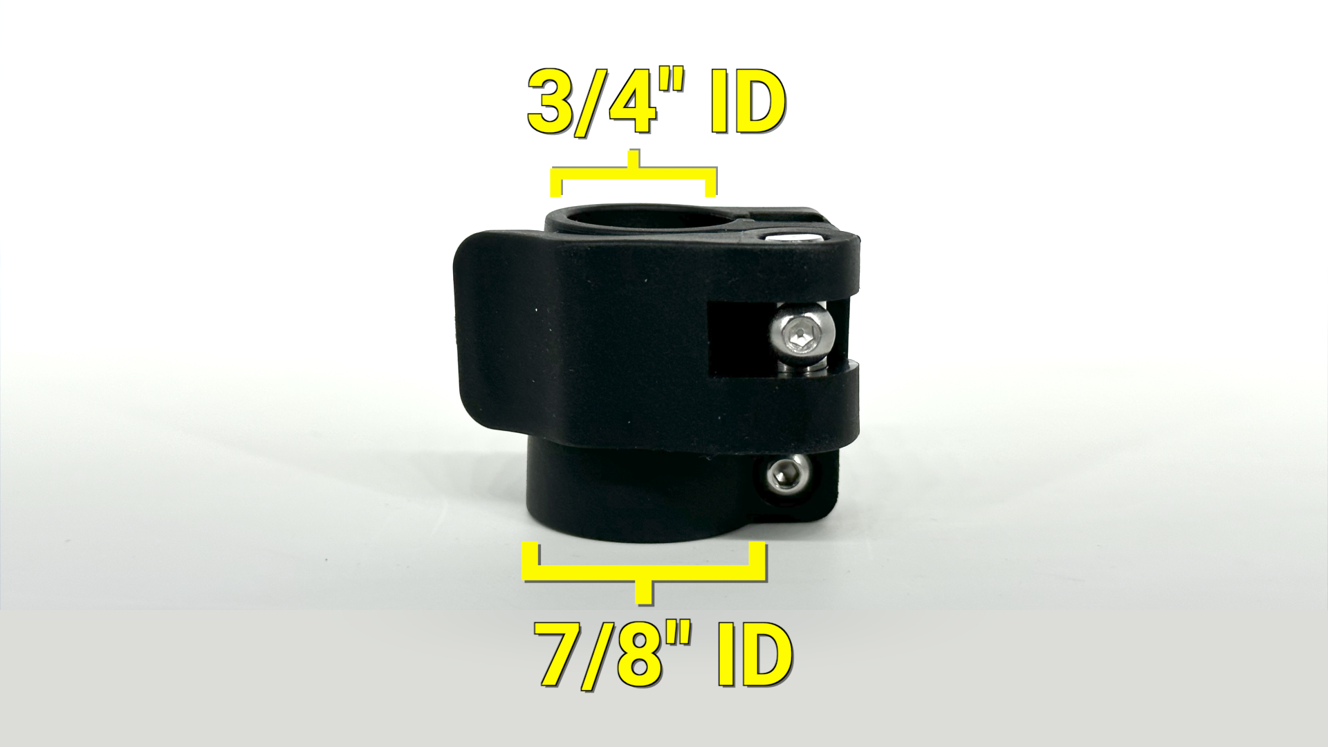 Photo of 3/4" to 7/8" telescopic tube clamp