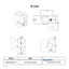 Spec Card B Split Collar Lock 3/4" to 7/8", 0.75" to 0.875" Telescopic tubing clamp