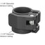 Telescopic tubing clamp 1-1/4" to 1-1/8", 1.25" to 1.125" telescopic tubing flip clamp lock