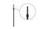 24" Long Telescopic Aluminum Tube 1/2" and 3/8" diameters with 1/4-20 female thread TBVCMTE-B Black