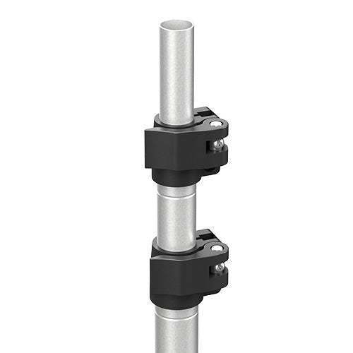 96" Telescopic Aluminum pole wiht snap lock, L lock, 100" long telescopic tube 8 ft telescopic aluminum tube