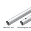 Close up of 1" OD aluminum tube for accepted our 1" swedged aluminum tube