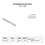 1/2" x 1/4" Rectangular Aluminum Bar