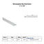 Aluminum Bar extrusion 1" x 1/8", 1" x .125" aluminum rectangle solid fluted