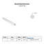 Specification sheet for 7/16" Aluminum Rod, .4375" Round Aluminum Rod Aluminum Round Bar Stock .4375in Round Aluminum Solid including lbs per ft