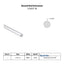 Specification sheet for 9/16" Aluminum Rod, .5625" Round Aluminum Rod Aluminum Round Bar Stock .5625in Round Aluminum Solid including lbs per ft