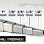 Buy Square Aluminum tubing in long lengths or cut to size US Made Aluminum Tubing 1" 7/8" 3/4" 5/8" 1/2" Square aluminum tubes