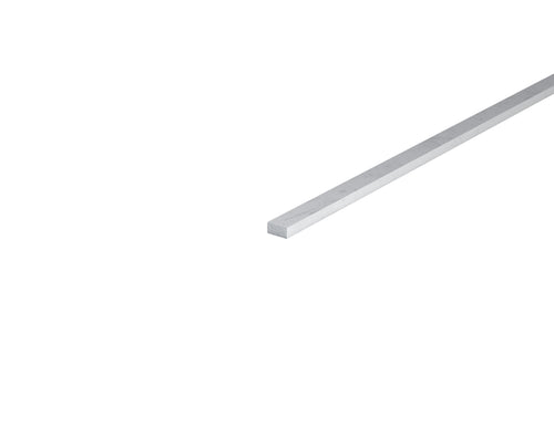 1/2" x 1/4" Aluminum Bar Solid Fluted .5" x .25" Aluminum Rectangle Solid