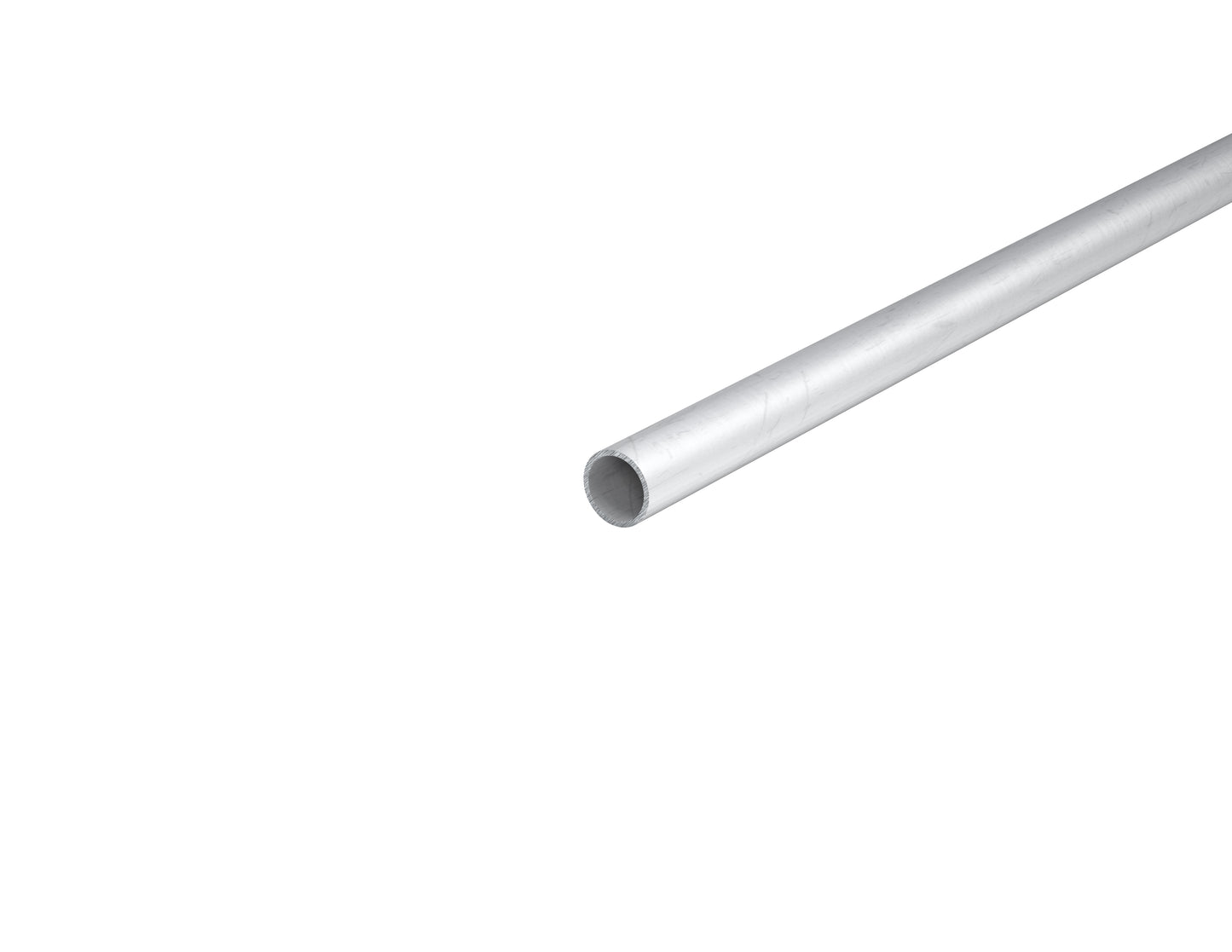 3/4" OD .058" wall round aluminum tube, 16 gauge 3/4" aluminum tube, 6063-T832 drawn .058" wall, 0.75" OD