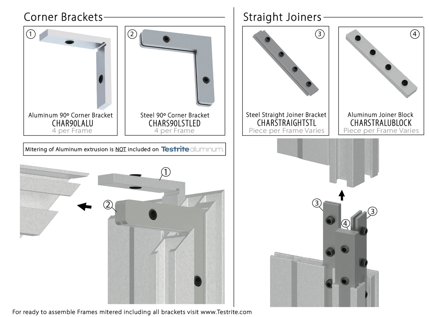 Assembly drawing - Connectors for Charisma SLIM