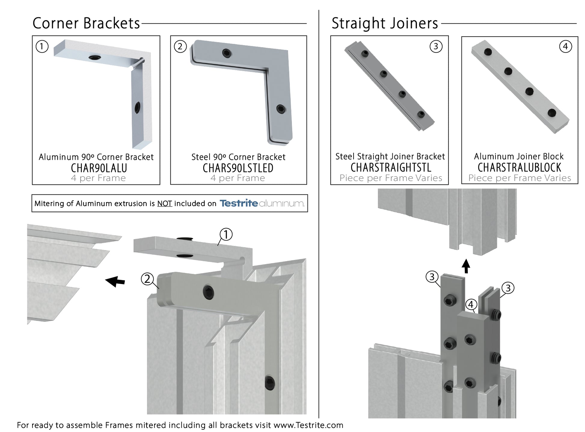 Assembly drawing - Connectors for Charisma SLIM