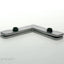 Charisma LED Flat Steel Corner bracket with set screws side shot spreader corner bracket 1/2" wide