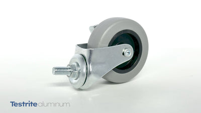 Ball bearing swivel caster with 5/16-18 thread