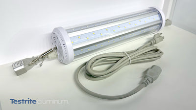 Close up of Torpedo LED light Buy LED Torpedo corn cob lights for use lighting graphic structures