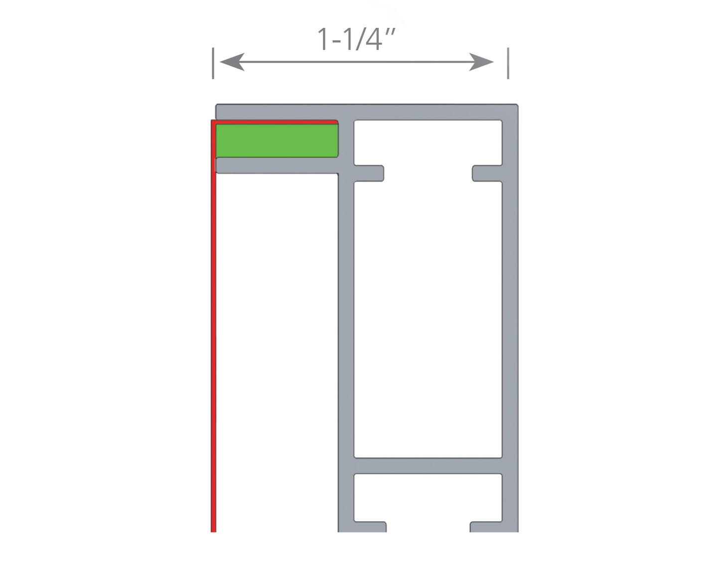 Designed for use with 3MM x 12MM SEG keder and graphic on one side