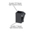 Square tubing lock adjustable square tube lock for 7/8" to 1" OD Square tubing 0.875" to 1"