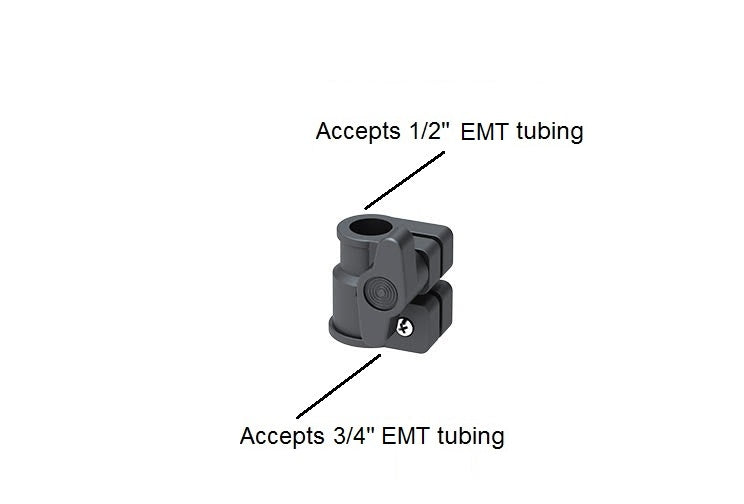 B Lock for 1/2" to 3/4" EMT Telescopic tubing lock adjustable clamp