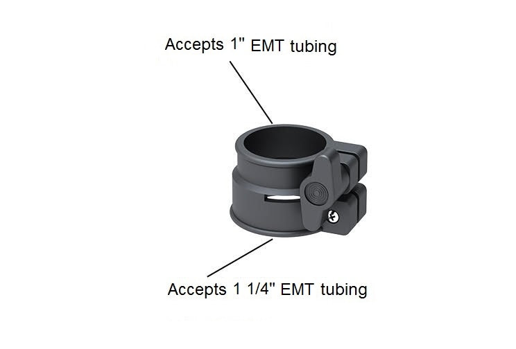 B Lock for 1/2" to 3/4" EMT Telescopic tubing lock adjustable clamp