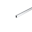 1/2" x 5/8" Rectangular aluminum extrusion heavier wall on 5/8" side