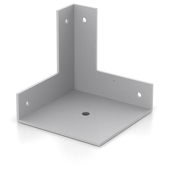 Corner cap for 1" Square tubing with hole for leveler