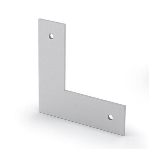 Steel Universal L Bracket - Reinforce 90 Degree 1" Sq tubing connection