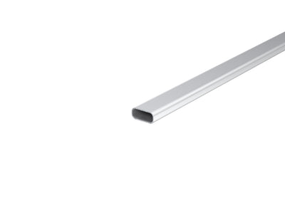 1/2" X 1-1/8" Aluminum oval fluted exterior extrusion lengths cut to size