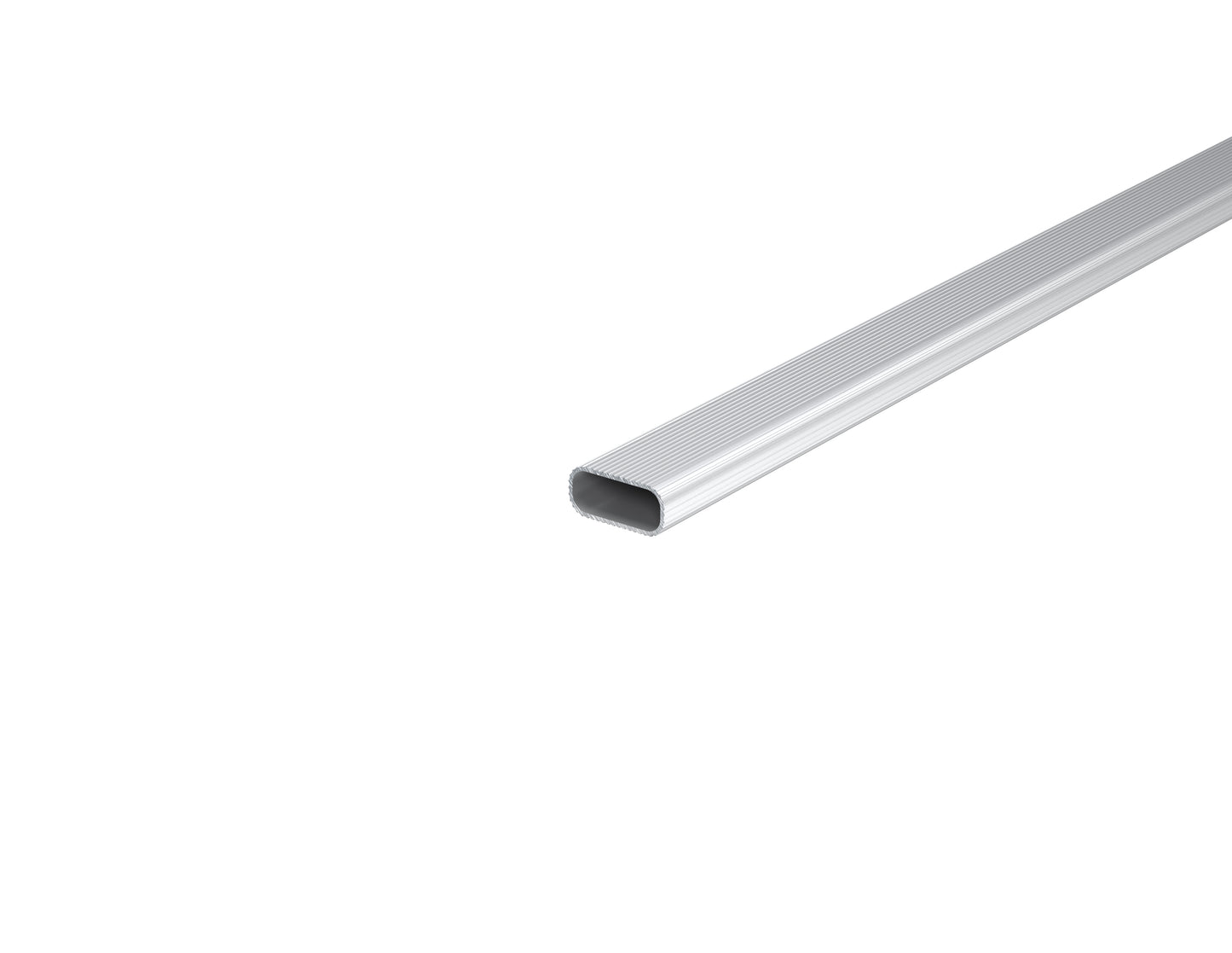 1/2" X 1-1/8" Aluminum oval fluted exterior extrusion lengths cut to size
