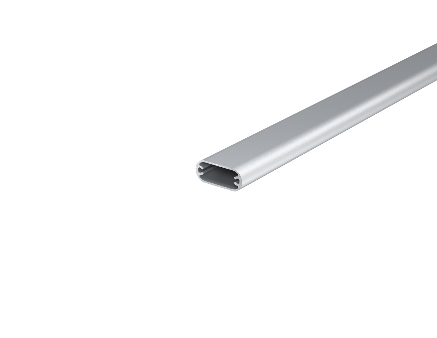 5/8" X 1-1/2" Aluminum mini racetrack oval holes for 8-32 threads