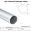 1-3/8" Aluminum Round Tube
