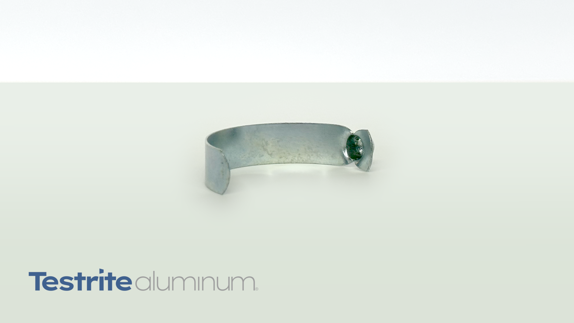 C Style Spring Button for 1-1/4" OD Tubing Zinc Plated Steel 1/4" Head 0.25" Head 0.2" High Rear shot